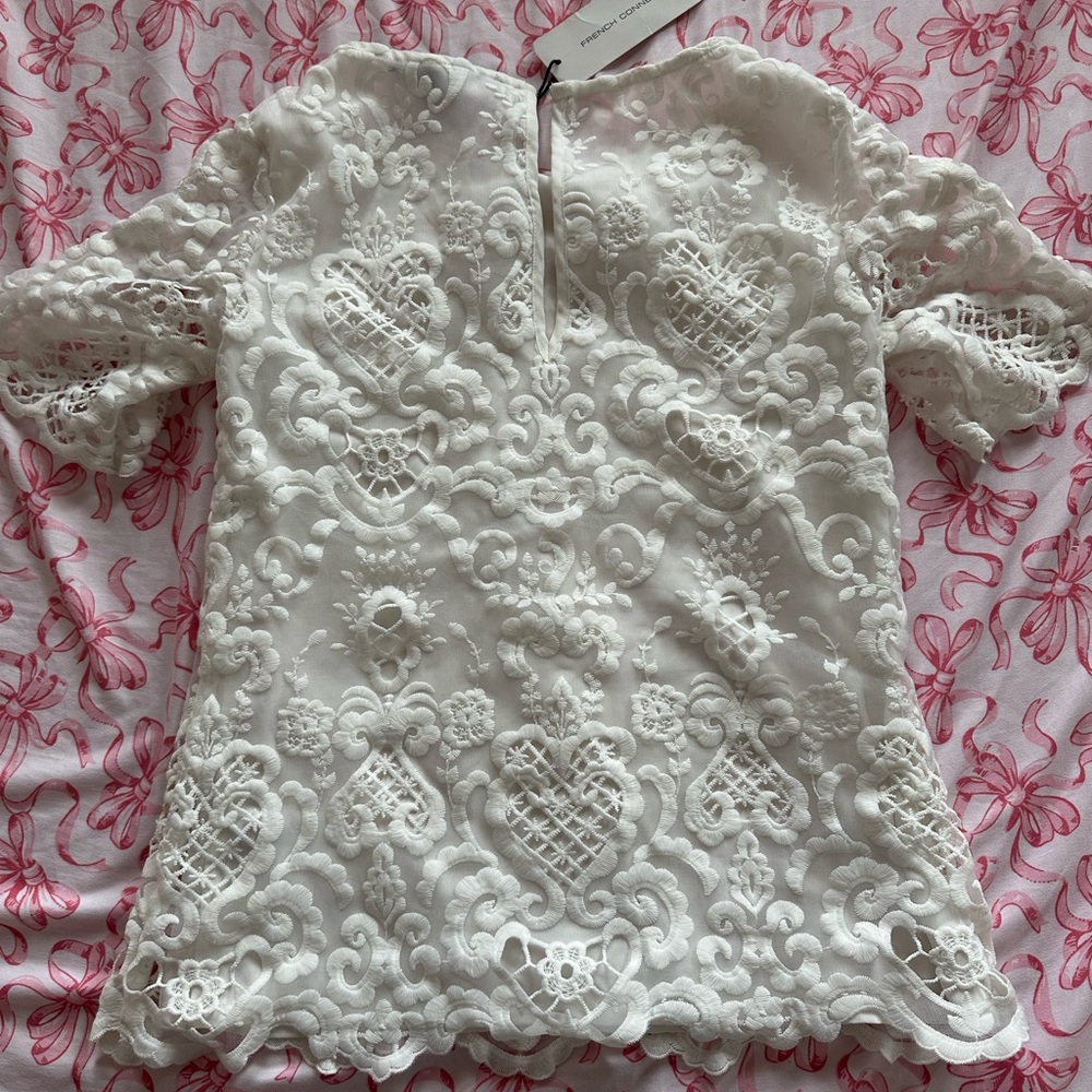 White Lace Top - Picture 8 of 8